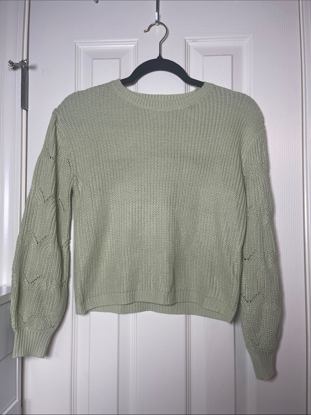 Chelsea & Violet Sage Green Crewneck Sweater